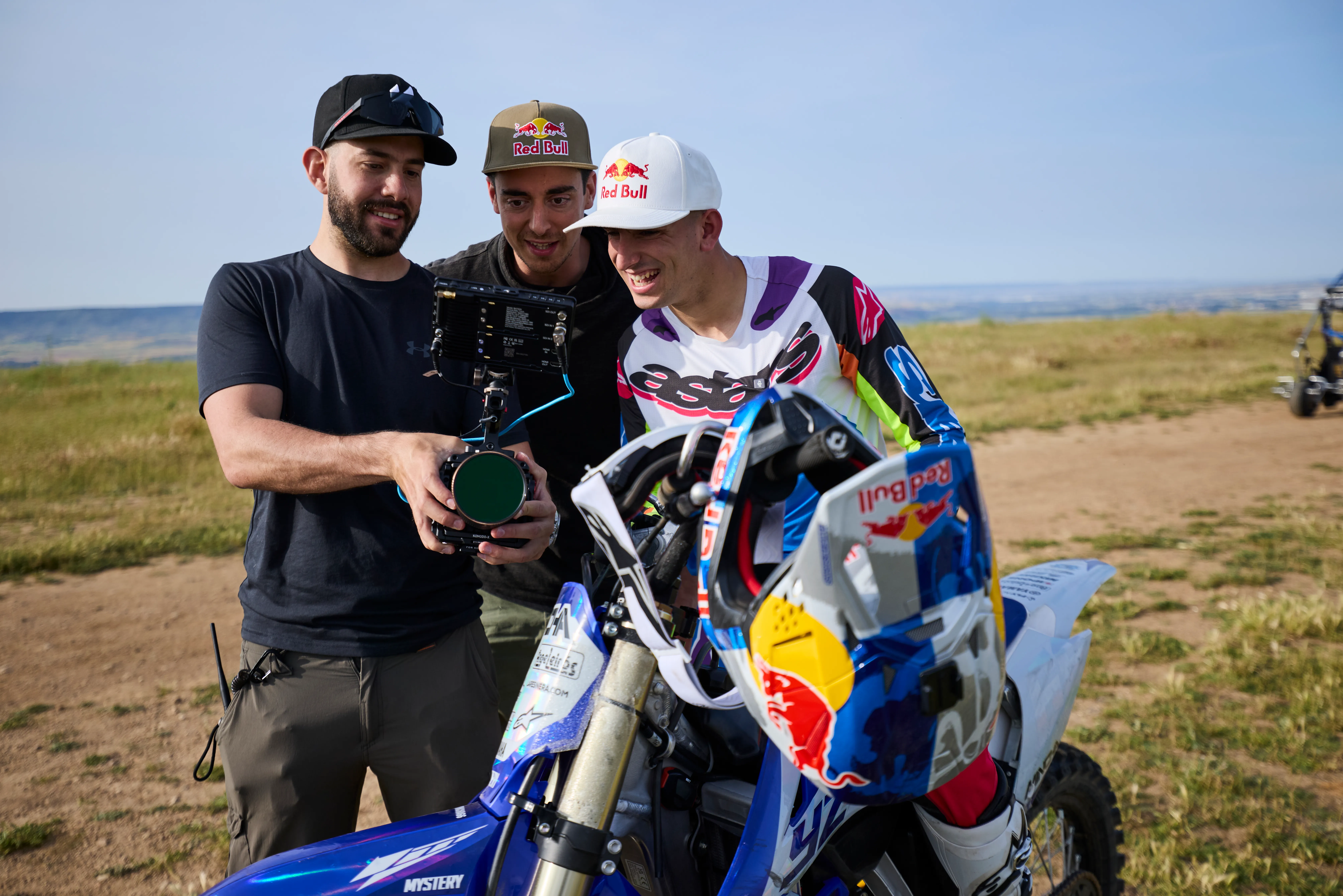 Courchevel Media founder Kevin Olivieri working on an action sports film production.